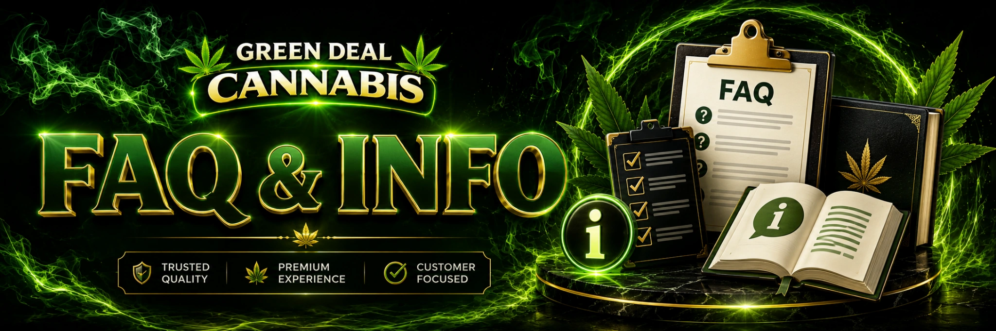 Green Deal Cannabis FAQ — Your Questions Answered